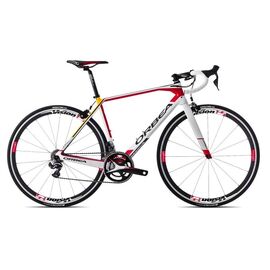 Шоссейный велосипед Orbea Orca M10i Cofidis, 2016, Вариант УТ-00113489: Размер: 53 (Stack: 552 мм) Цвет: Белый/красный/желтый, изображение  - НаВелосипеде.рф