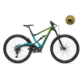 Двухподвесный велосипед Marin Wolf Ridge 9 29" 2019, Вариант УТ-00105066: Рама: L (Рост:  178 – 183 см), Цвет: черно-зеленый, изображение  - НаВелосипеде.рф