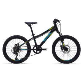 Детский велосипед Polygon RELIC 20” 2019, Вариант УТ-00105863: Рама: 10" (Рост: 120 - 135 см), Цвет: черный/синий, изображение  - НаВелосипеде.рф