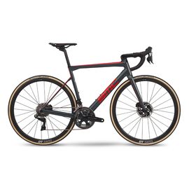 Шоссейный велосипед BMC Teammachine SLR01 Disc ONE DURA ACE Di2 28" 2019, Вариант УТ-00111858: Рама: 47 cm (Рост: 155 - 165 cm), Цвет: серый/красный/карбон, изображение  - НаВелосипеде.рф