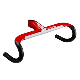 Руль велосипедный Wilier ALABARDA Pro, 90 x 40, красный/белый, 2019, E9HBA09040D10, изображение  - НаВелосипеде.рф