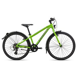 Подростковый велосипед Orbea MX PARK 24" 2018, Вариант УТ-00113602: Рама: 24 (Рост: 135-155 см) Цвет: Зеленый/желтый, изображение  - НаВелосипеде.рф