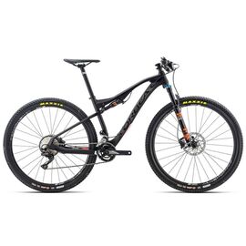 Двухподвесный велосипед Orbea OIZ 27" M50, 2017, Вариант УТ-00113514: Рама: S (Рост: 155-170 см) Цвет: Черный/оранжевый, изображение  - НаВелосипеде.рф
