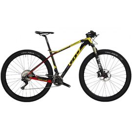 Горный велосипед MTB Wilier 101X, XTR D2 11S FOX 32 SC F-S Crossmax Pro, 2018, Вариант УТ-00115308: Рама: L (Рост: 177-182 см), Цвет: черный/желтый/красный, изображение  - НаВелосипеде.рф