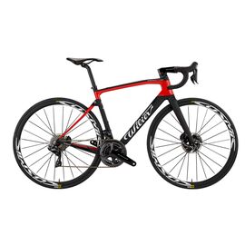 Шоссейный велосипед Wilier 110NDR Disc Dura Ace Di2 Ksyrium Pro Disc, 2019, Вариант УТ-00116048: Рама: L (Рост: 177-182 см), Цвет: черный/красный, изображение  - НаВелосипеде.рф