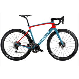 Шоссейный велосипед Wilier 110NDR Ultegra RS21, 2018, Вариант УТ-00115397: Рама: L (Рост: 177-182 см), Цвет: голубой/красный, изображение  - НаВелосипеде.рф
