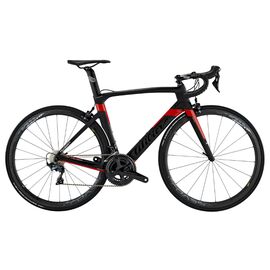 Шоссейный велосипед Wilier Cento 1Air Ultegra + RS21, 2018, Вариант УТ-00115400: Рама: М (Рост: 171-176 см), Цвет: черный/красный, изображение  - НаВелосипеде.рф