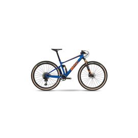 Двухподвесный велосипед BMC Fourstroke 01 ONE XX1 Eagle 29" 2019, Вариант УТ-00123633: Рама: S (Рост: 170 - 175 cm), Цвет: сине-оранжевый, изображение  - НаВелосипеде.рф