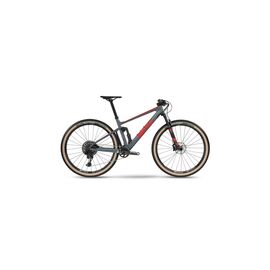 Двухподвесный велосипед BMC Fourstroke 01 THREE SRAM Eagle GX, 2019, Вариант УТ-00123634: Рама: M, Stack: 59 см (Рост: 172-182 см) Цвет: серый/красный, изображение  - НаВелосипеде.рф