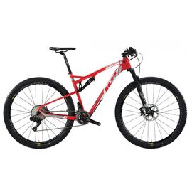 Двухподвесный велосипед Wilier 101FX, XT 2x11 FOX 32 SC CrossMax Elite, 2018, Вариант УТ-00115266: Рама: L (Рост: 177-182 см), Цвет: Красный/белый, изображение  - НаВелосипеде.рф