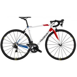 Шоссейный велосипед Wilier Zero 7 Dura Ace Ksyrium Pro, 2018, Вариант УТ-00115444: Рама: L (Рост: 177-182 см), Цвет: белый/синий/красный, изображение  - НаВелосипеде.рф
