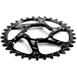 Звезда для велосистемы Narrow Wide HOPE Direct Mount, 34 зубьев, с офсетом 3мм, чёрная, RR34BHCSPN, изображение  - НаВелосипеде.рф