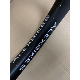 Обод велосипедный  карбоновый ALEXBIKES 26", на 32 спицы, 66 mm, чёрный матовый , 550 г(rim26_66), изображение  - НаВелосипеде.рф
