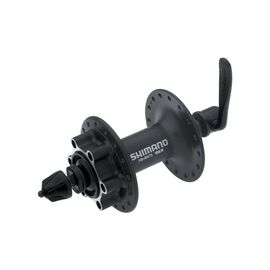 Велосипедная втулка Shimano ALIVIO, передняя, 32 отверстия, чёрная, HB-M475, изображение  - НаВелосипеде.рф
