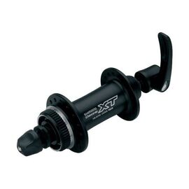 Велосипедная втулка Shimano XT, передняя, 32 отверстия, под дисковый тормоз, CL, чёрная, HB-M765BL, изображение  - НаВелосипеде.рф