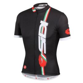 Веломайка короткий рукав Castelli Sidi Dino2 (2131), черный, PCSMADINODUE, Вариант УТ-00114212: Размер: M, изображение  - НаВелосипеде.рф