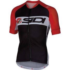 Веломайка короткий рукав Castelli Sidi Dino3 (2148) черный/красный, PCSMADINO3, Вариант УТ-00114214: Размер: L, изображение  - НаВелосипеде.рф