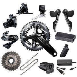 Групсет Shimano Dura Ace Disc TT 9150 DI2 175 53-39 11-28, 5391776904TT, изображение  - НаВелосипеде.рф