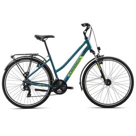 Городской велосипед Orbea COMFORT 32 PACK, 2018,, Вариант УТ-00113633: Рама: S (Рост: 150-165 см) Цвет: Голубой/зеленый, изображение  - НаВелосипеде.рф