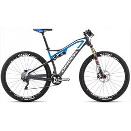 Двухподвесный велосипед Orbea OCCAM M50, 2015, Вариант УТ-00113461: Рама: S (Рост: 158 - 172 см) Цвет: белый/синий, изображение  - НаВелосипеде.рф