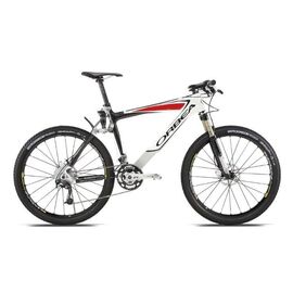 Двухподвесный велосипед Orbea OIZ CARBON 2, 2014, Вариант УТ-00113443: Рама: M (Рост: 168 - 182 см) Цвет: Бело-красно-черный, изображение  - НаВелосипеде.рф