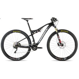 Двухподвесный велосипед Orbea OIZ 29" M50, 2016, F234, Вариант УТ-00113476: Рама: M, Stack: 597 мм (Рост: 168 - 182 см) Цвет: Черный/белый, изображение  - НаВелосипеде.рф