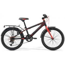 Детский велосипед Merida Dino 20" 2018, Вариант УТ-00120998: Один размер. Рост: 110-135 см, Цвет: черный/красный матовый, изображение  - НаВелосипеде.рф