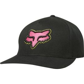 Бейсболка Fox Epicycle Flexfit Hat, черно-розовый, 2019, 21977-285, Вариант УТ-00123785: Размер: L/XL , изображение  - НаВелосипеде.рф