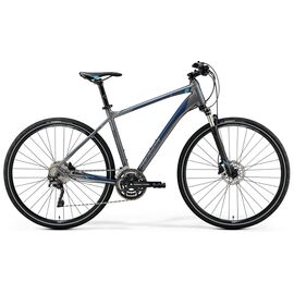 Велосипед гибридный Merida Crossway 500, 2019, Вариант УТ-00121019: Рама: L 55cm (Рост: 175-180 см), Цвет: MattBlack/Red, изображение  - НаВелосипеде.рф