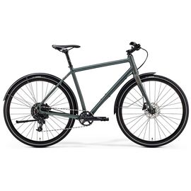 Велосипед гибридный Merida Crossway Urban 300, 2019, Вариант УТ-00124005: Рама: L 55cm (Рост: 175-180 см), Цвет: MattDarkGreen/ReflectiveGreen, изображение  - НаВелосипеде.рф