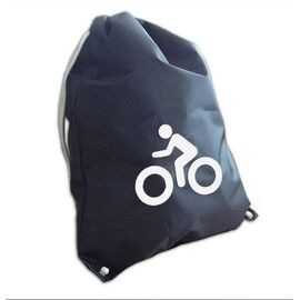 Мешок для обуви со световозвращающей аппликацией, COVA™ "Вело", рaзмер 36х48см, цвет черный, FOP33245, изображение  - НаВелосипеде.рф