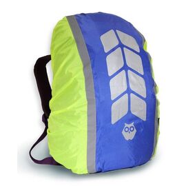 Чехол на рюкзак со световозвращающими лентами COVA/PROTECT  "МИКС", лимон-василек, объем 20-40 литров, FOP55503, изображение  - НаВелосипеде.рф