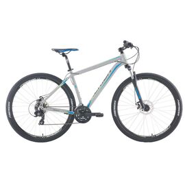 Горный велосипед Merida Big.Nine 10-MD, 2019, Вариант УТ-00121297: Рама: L 19" (Рост: 180-185 см), Цвет: Silver/Blue, изображение  - НаВелосипеде.рф