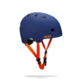 Велошлем BBB Billy, синий матовый/оранжевый 2018, BHE-48, Вариант УТ-00076488: Размер: M, изображение  - НаВелосипеде.рф
