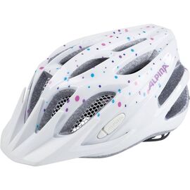 Велошлем детский Alpina FB Jr. 2.0 Flash white polka dots 2018, Вариант УТ-00118826: Размер: 51-56 см, изображение  - НаВелосипеде.рф