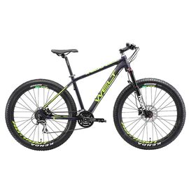 Горный велосипед Welt Rockfall 1.0 SE+ 27.5" 2018, Вариант УТ-00077253: Рама: L (Рост: 185 - 190 cm), Цвет: матовый фиолетово-зеленый , изображение  - НаВелосипеде.рф