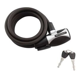 Велосипедный замок Kryptonite Cables HardWire 2085 тросовый, на ключ, 20 х 1800 мм, черный, 999843, изображение  - НаВелосипеде.рф