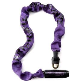 Велосипедный замок Kryptonite Chains Keeper 785 Integrated цепь, на ключ, 7 х 850 мм, фиолетовый, 720018001614, изображение  - НаВелосипеде.рф