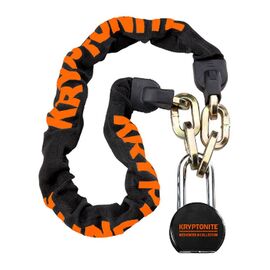 Велосипедный замок Kryptonite Chains MESSENGER CHAIN & MOLY цепь, навесной замок, на ключ, 720018001669, изображение  - НаВелосипеде.рф