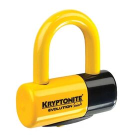 Велосипедный замок Kryptonite U-locks Evolution Disc Lock, U-lock, на ключ, 14 х 48 х 54 мм , желтый, 66841, изображение  - НаВелосипеде.рф