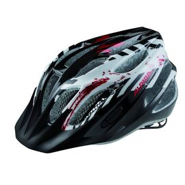 Велошлем детский ALPINA FB Jr. 2.0, черно-бело-красный, 2017, Вариант УТ-00038033: Размер: 50-55 см, изображение  - НаВелосипеде.рф