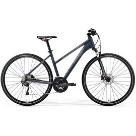 Велосипед гибридный Merida Crossway 600 Lady, 2019, Вариант УТ-00121340: Рама: M 51cm (Рост: 165-170 см), Цвет: MattDarkGrey/Red/SilverGrey, изображение  - НаВелосипеде.рф