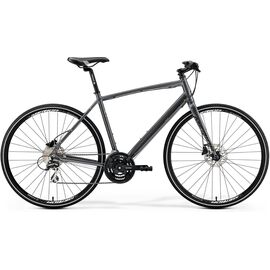 Велосипед гибридный Merida Crossway Urban 20-D, 2019, Вариант УТ-00110083: Рама: ML 52см (Рост: 170-175 см), Цвет: DarkSilver/Lime, изображение  - НаВелосипеде.рф