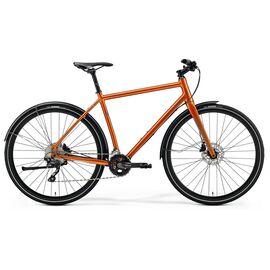 Велосипед гибридный Merida Crossway Urban 500, 2019, Вариант УТ-00118568: Рама: L 55cm (Рост: 175-180 см), Цвет: GlossyCopper/ReflectiveBrown, изображение  - НаВелосипеде.рф