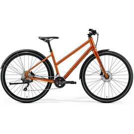 Велосипед гибридный, женский Merida Crossway Urban 500, 2019, Вариант УТ-00118569: Рама: M 50cm (Рост: 165-170 см), Цвет: GlossyCopper/ReflectiveBrown, изображение  - НаВелосипеде.рф