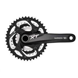 Система шатунов велосипедная Shimano Deore XT M785, 170мм, 38/26 с кареткой, черная IFCM785C86XL, изображение  - НаВелосипеде.рф