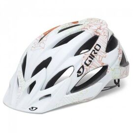 Велошлем Giro XAR matte white/orange blockade, GI2039432, Вариант 00-00019606: Размер: M (55-59 см), изображение  - НаВелосипеде.рф