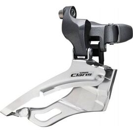 Переключатель передний велосипедный Shimano Claris 2403, 3x8 скоростей, на упор EFD2403F, изображение  - НаВелосипеде.рф