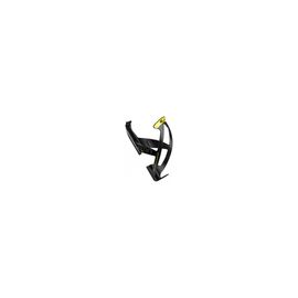 Флягодержатель Elite, Paron Race, soft-touch, черный, желтый логотип EL0101510, изображение  - НаВелосипеде.рф