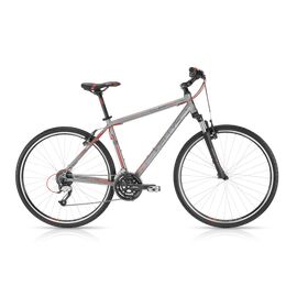 Гибридный велосипед KELLYS CLIFF 50 2016, Вариант УТ-00020914: Рама 17", рост 156-170 см, серый, изображение  - НаВелосипеде.рф